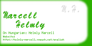 marcell helmly business card
